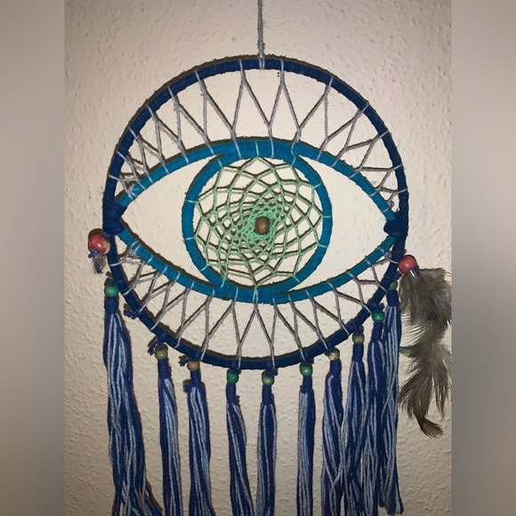 Blue Eye dreamcatcher 👁️🕸️ - Picture 3 of 5